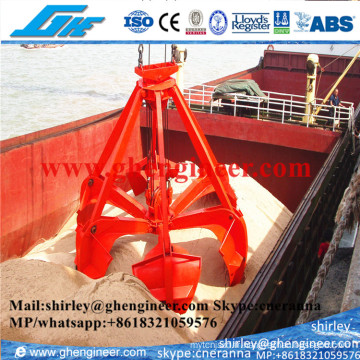 4 Ropes Orange Peel Port Crane Sand Grab